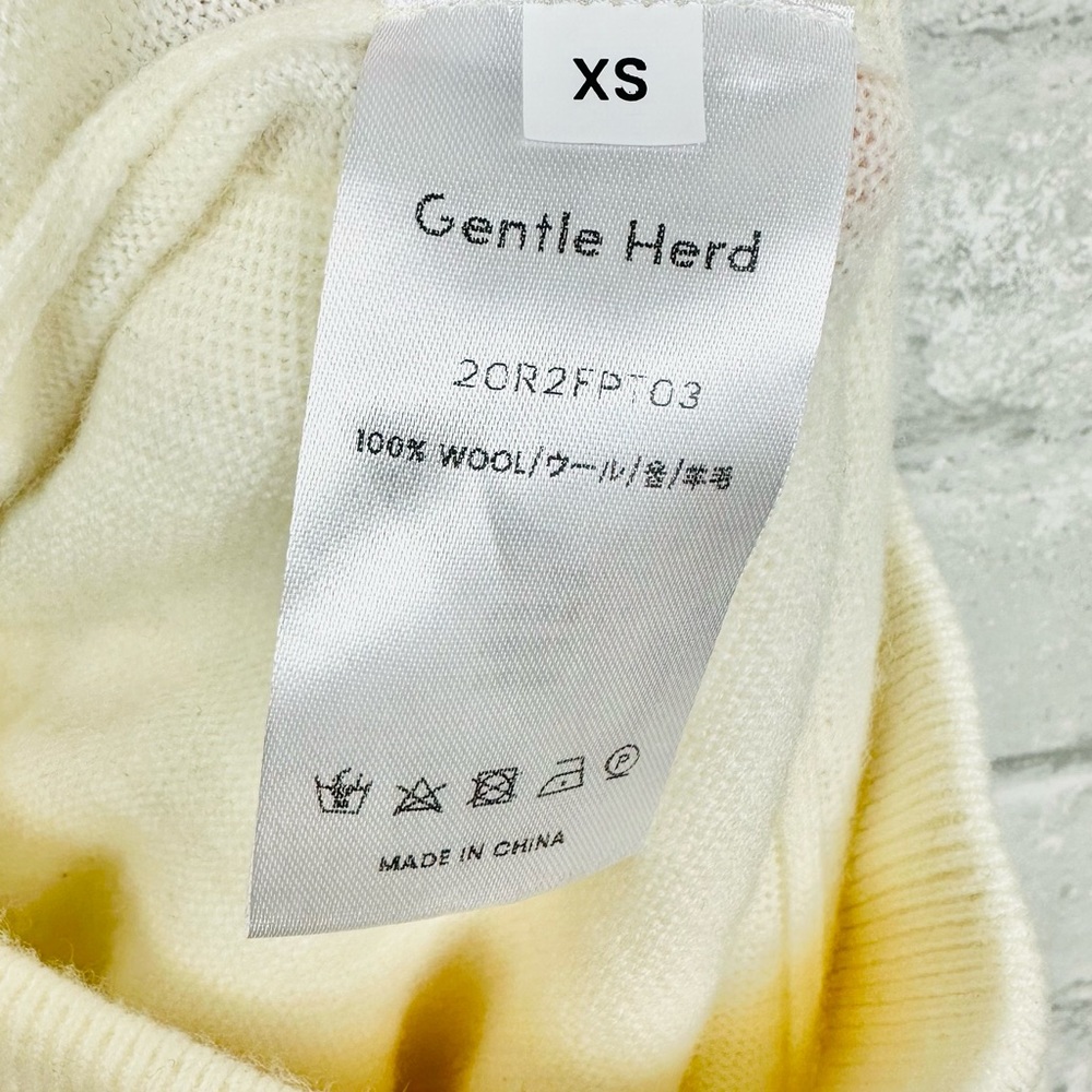 Gentle Herd Wool Joggers XXS Loungewear Cream Off White Pockets - Picture 8 of 13